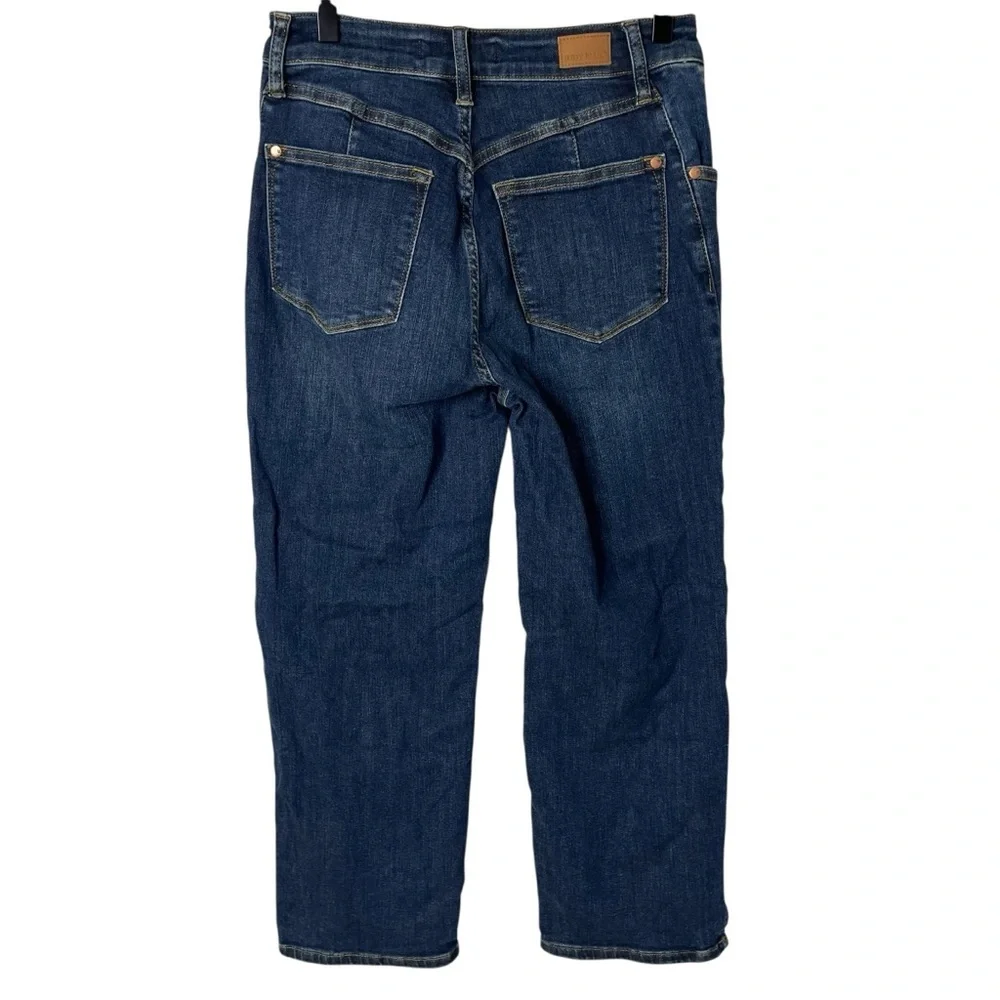 Judy Blue Center Stage High Rise Straight Leg Cropped Jeans Size 7/28 JB88127 - Picture 6 of 8